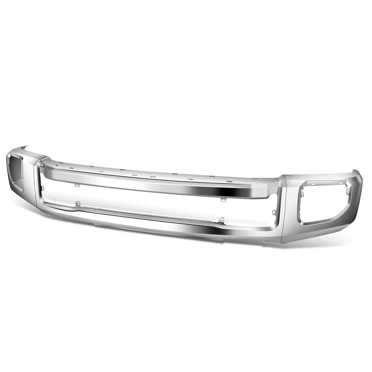 Chrome Front Bumper Face Bar w/ Fog Light Holes for Ford F-250 F-350 (2020–2022)