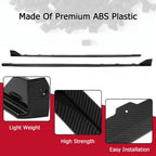Set of 2 Side Skirts for Subaru WRX / WRX STi (2015–2021) ABS Carbon Fiber Look