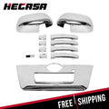 Chrome Mirror, Door Handles & Tailgate Cover for Nissan Frontier (2013–2019)