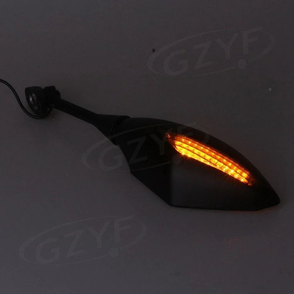 LED Turn Signal Rearview Mirrors for Honda CBR 600RR 1000RR (2003-2023)