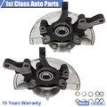 Set of 2 Wheel Hubs & Steering Knuckles for Jeep Compass Patriot (2007–2017)