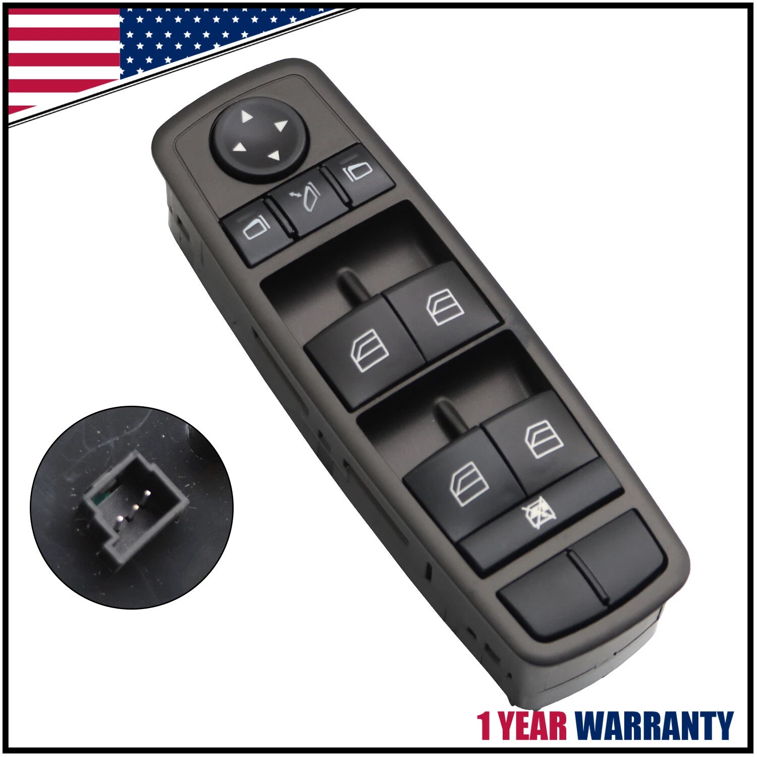 ABS Window Master Control Switch for Mercedes-Benz ML350 (2006–2011) 2518300290