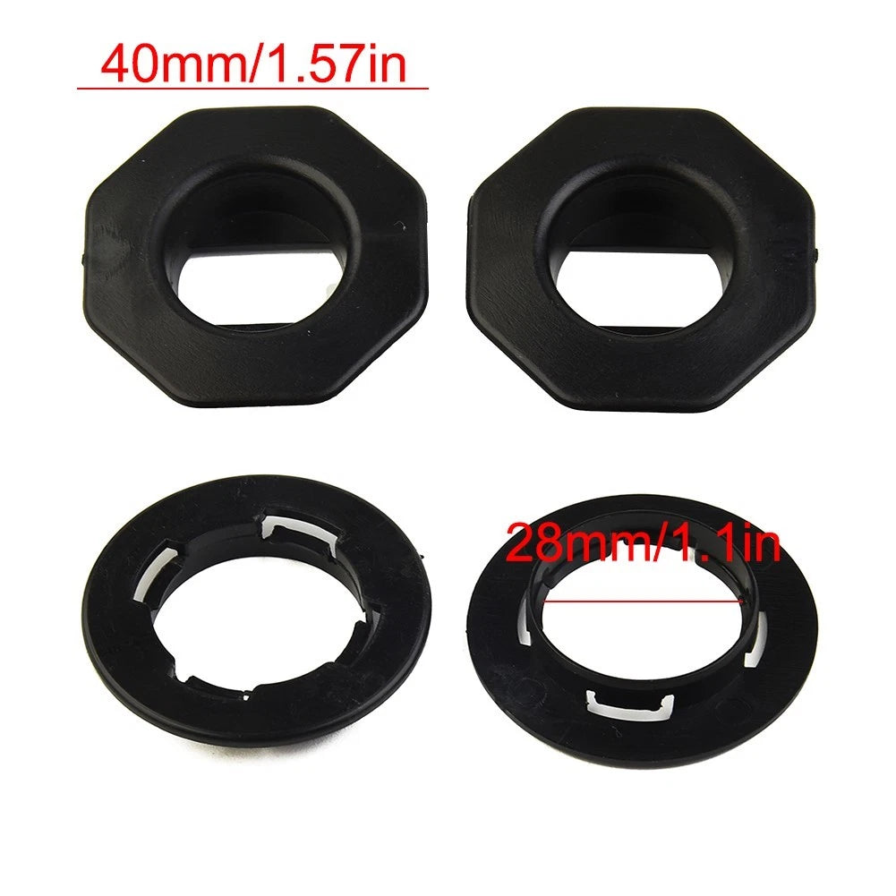 Set of 4 Carpet Fixing Clamps for Universal Use (Black)