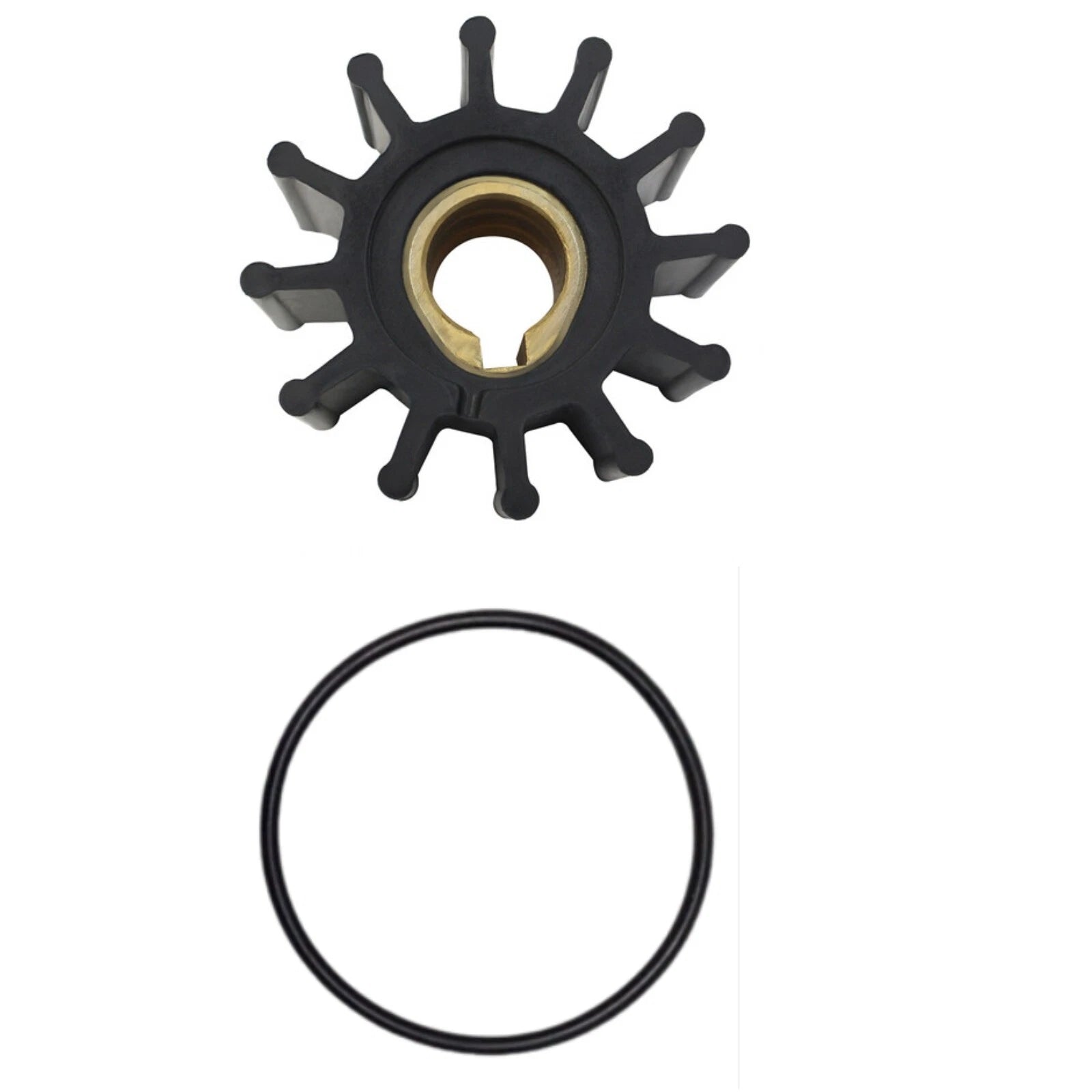Flexible Impeller & O-ring for Jabsco 4568-0001 OBR 6620 (OBR 6620)