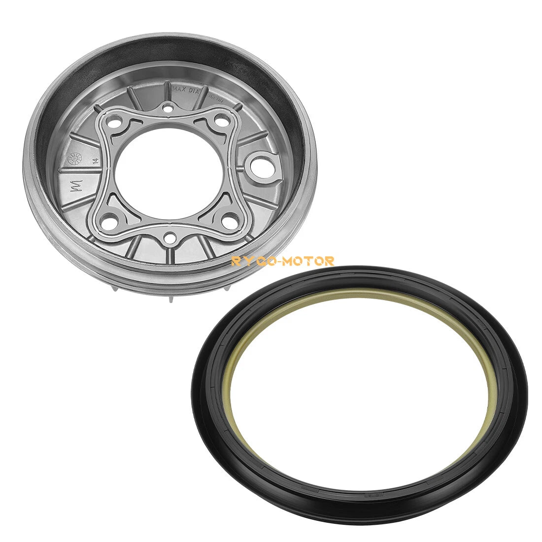 Front Brake Drum Hub & Seal Kit for Honda Rancher 350 TRX350 (2000–2006)