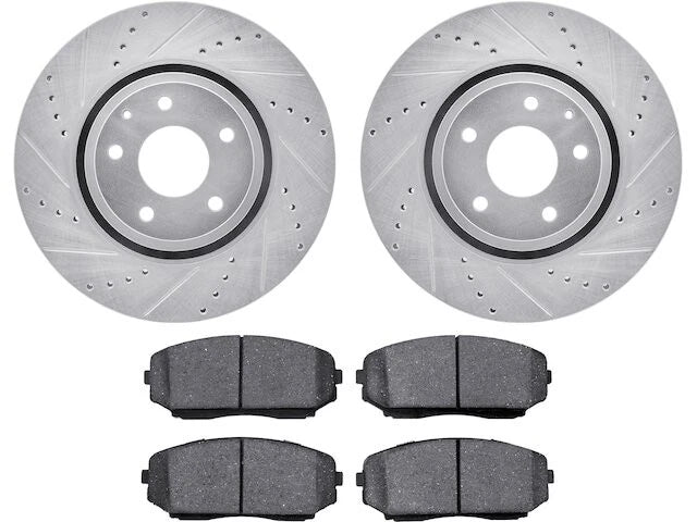 Front Brake Pad and Rotor Kit for Mazda CX-5 Turbocharged (2019) HW355BW