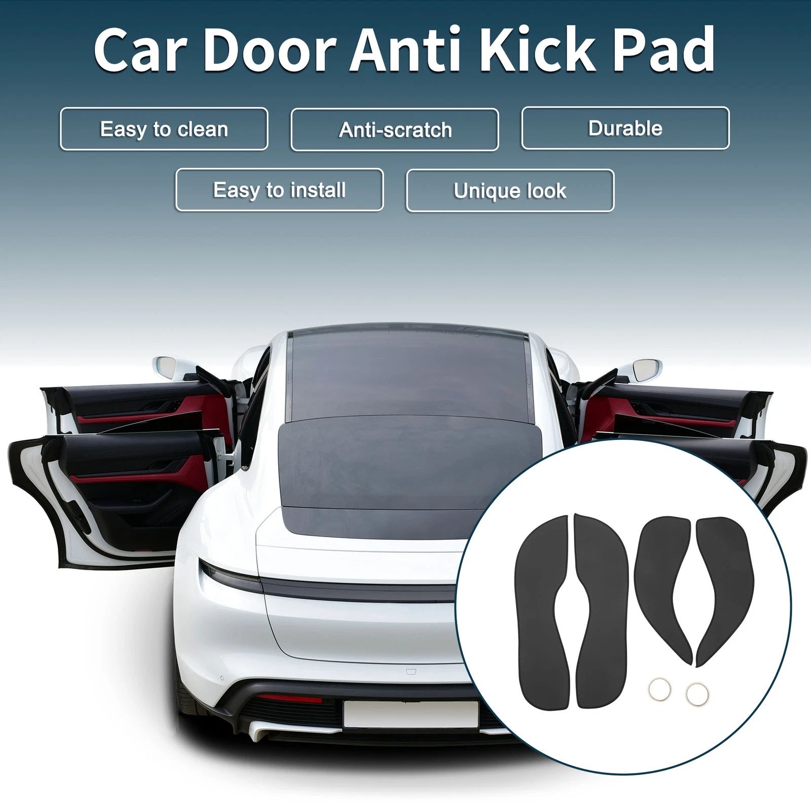 Set of 1 Car Door Anti Kick Pad Protector for Hyundai IX35/Tucson (2010–2017)