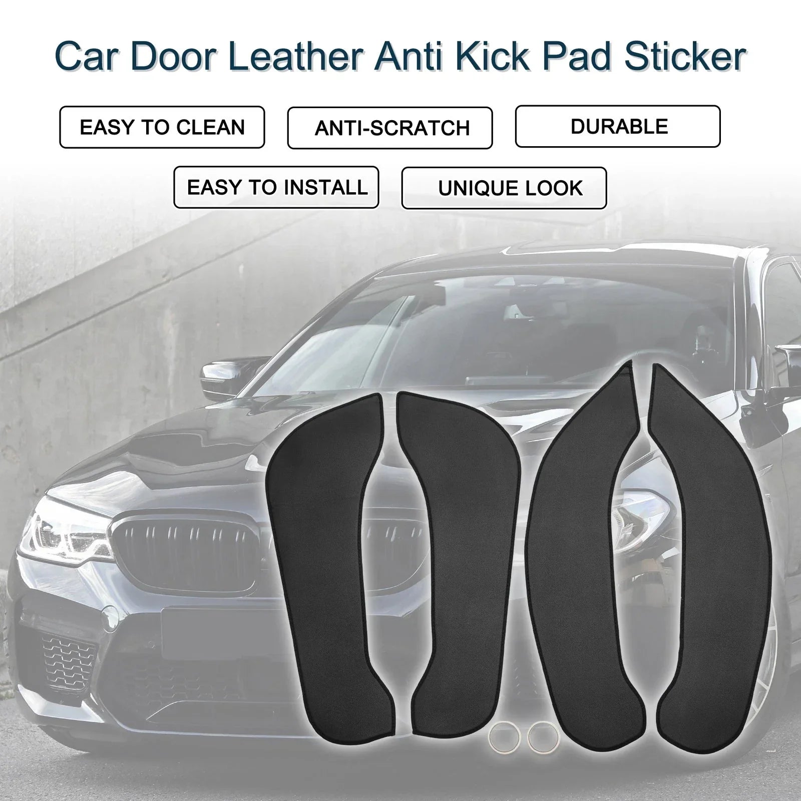 1 Set Car Door Leather Anti Kick Pad Sticker for BMW 2 Series (2016)