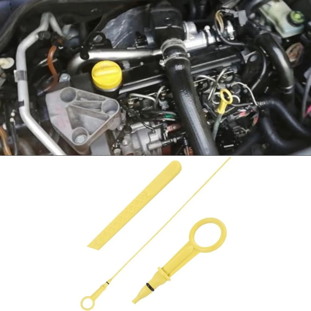 Oil Level Dipstick 523mm for Renault Megane II Kangoo (2003–2012) 7701060940