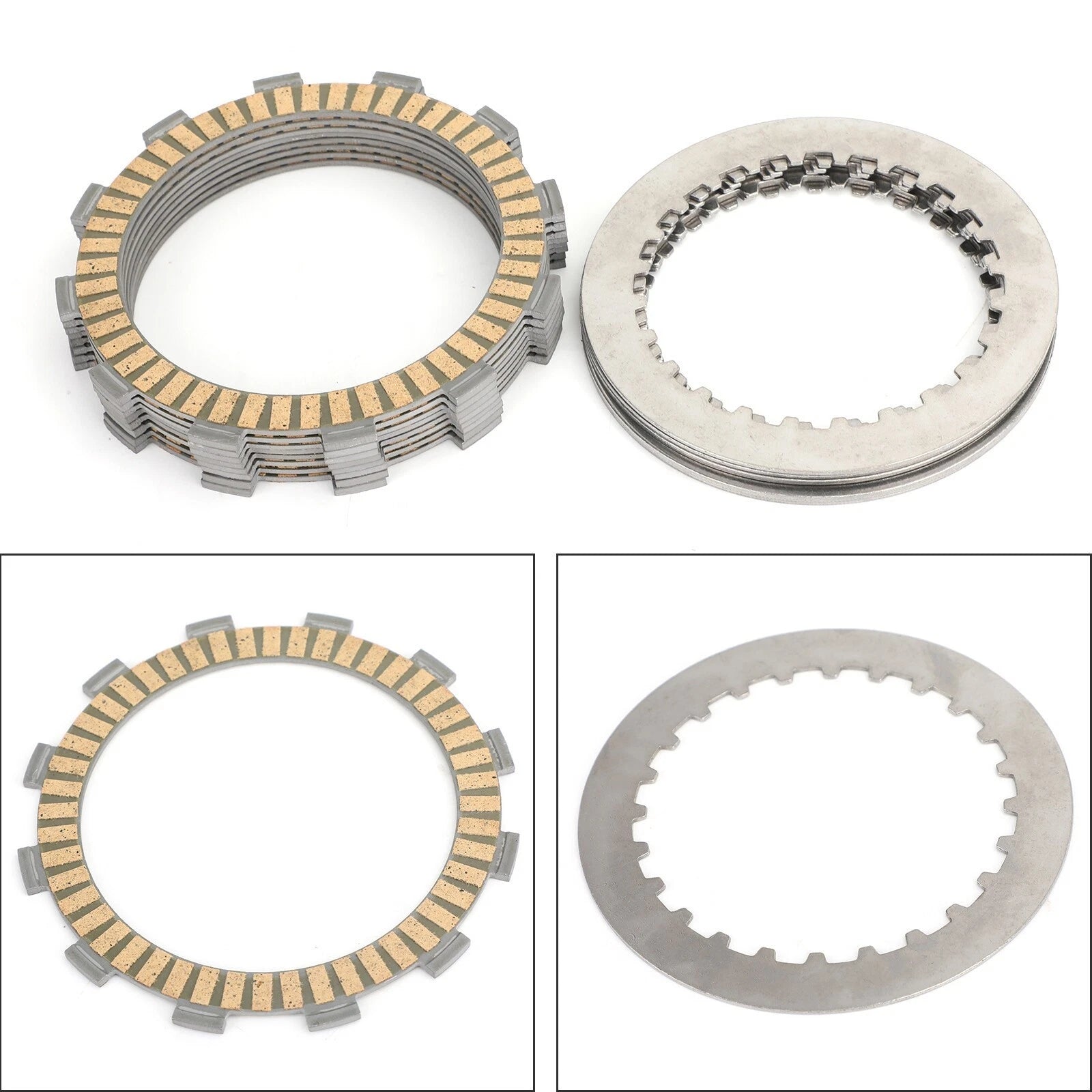 Clutch Kit Steel & Friction Plates for Honda CR 125 R CRF 250 R (2000–2010)