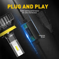 Set of 2 AUXITO 9006 9005 H11 LED Headlight Bulbs for