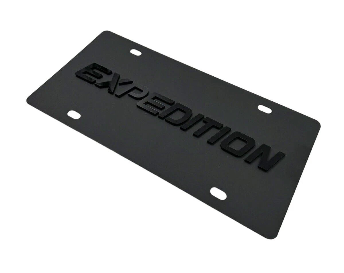 License Plate Frame Premium Black for Ford Expedition (2003–2017)