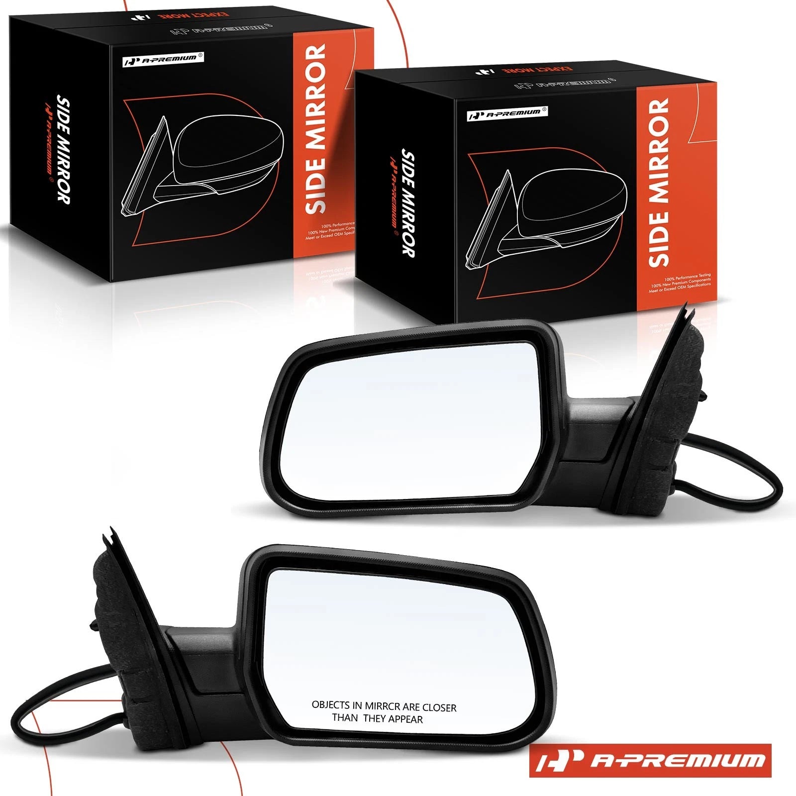 Power Mirror Pair with Power Fold for Chevy Equinox GMC Terrain (2010–2017)