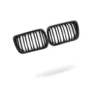 Dual Line Gloss Black Front Bumper Intake Grille for BMW 3 Series (1992–1998)