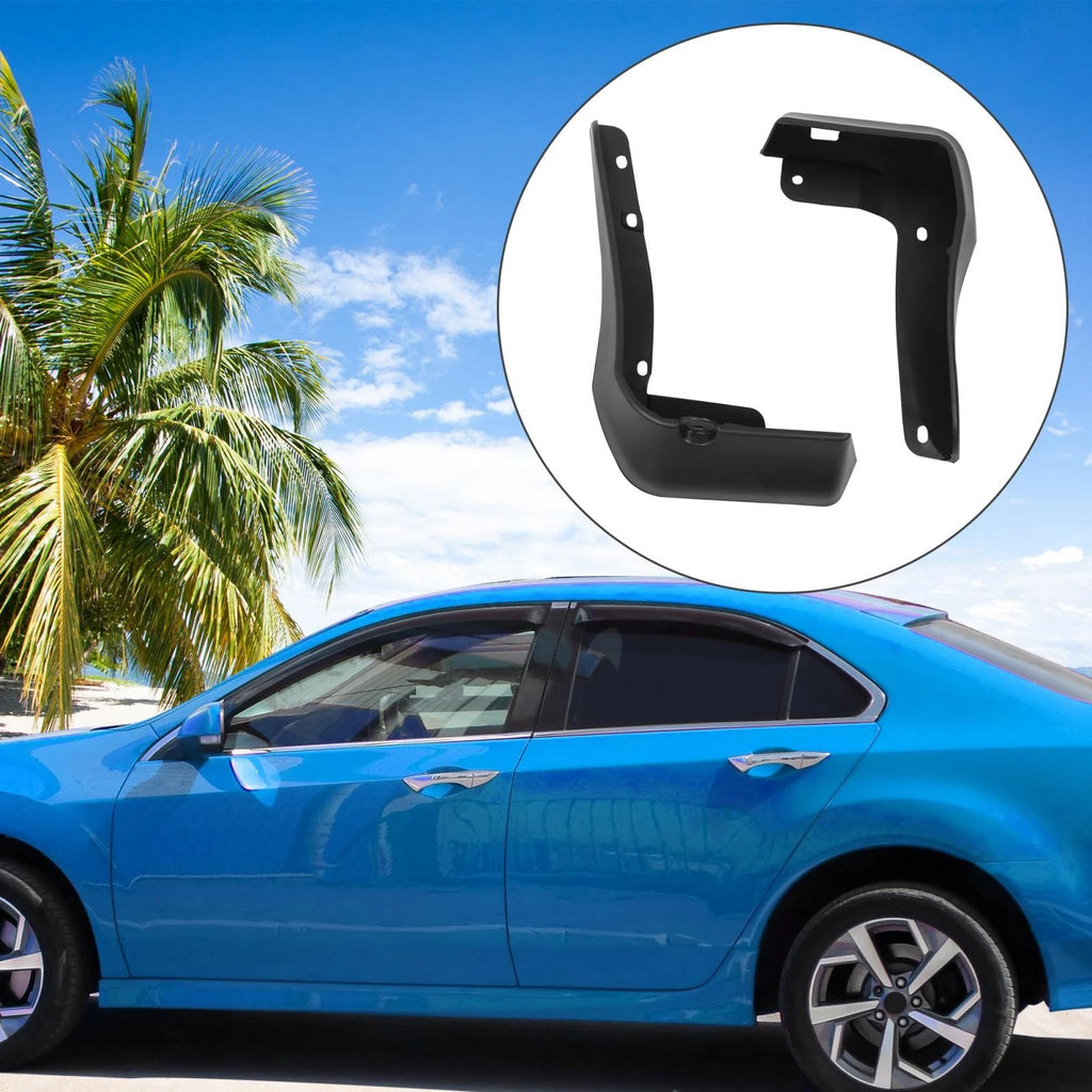 Mud Flaps Kit for Honda Accord (2018–2021) - Front & Rear, Black