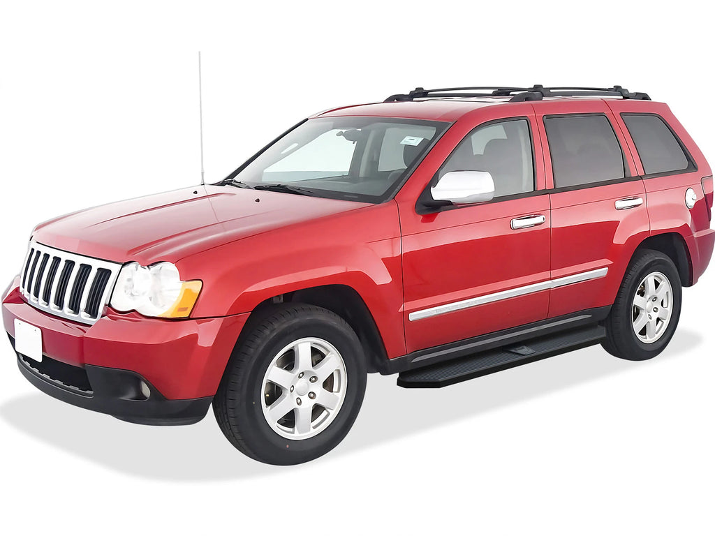 Black Running Boards for Jeep Grand Cherokee Commander (2005-2010)
