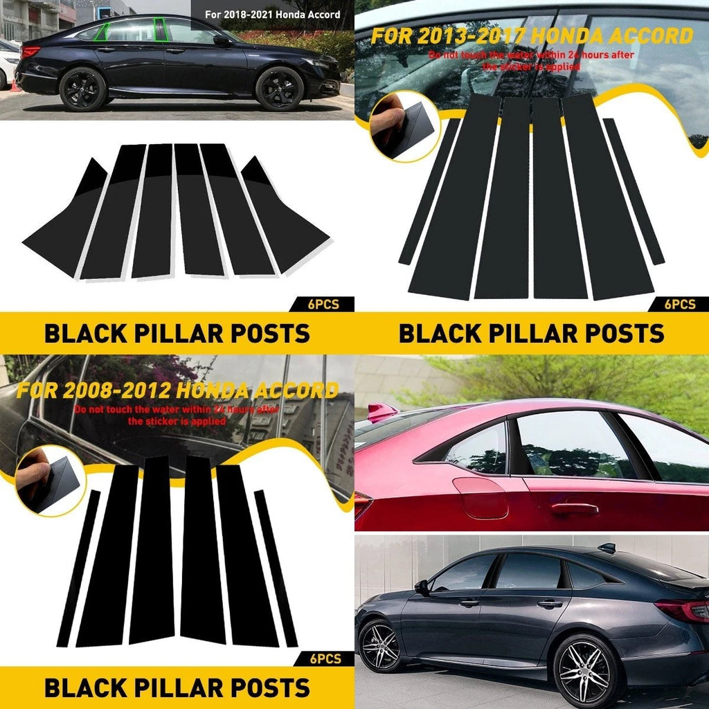 Window Pillar Molding Posts Cover for Honda Accord (2008–2022)