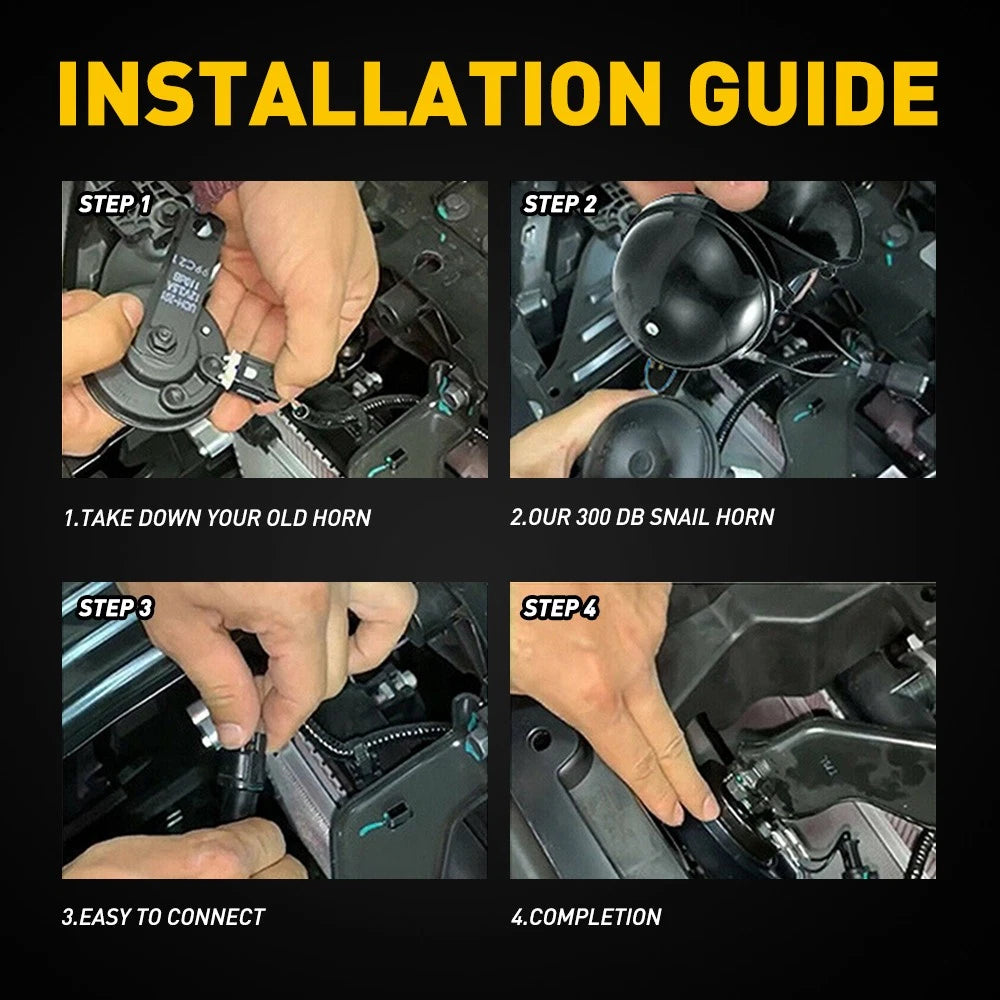 300DB Electric Train Horn Kit for Truck Car (12V)