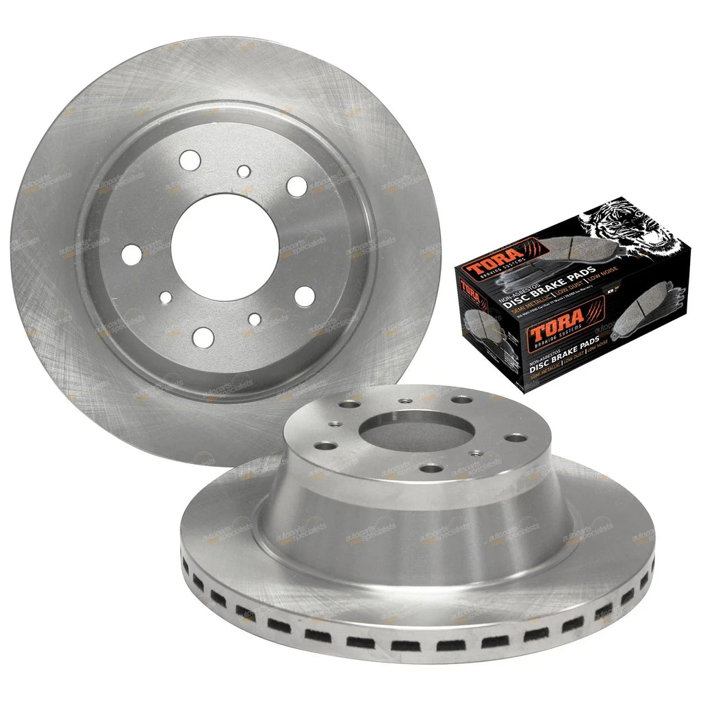 2 x Front Disc Rotors + Brake Pads for Commodore VR VS (1993–1997)