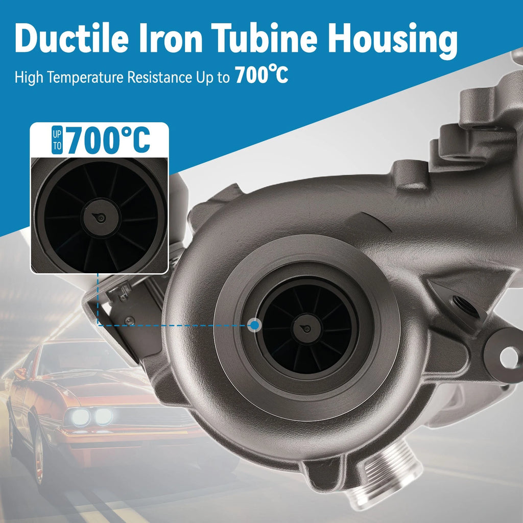 Turbo for Audi Q2 Q3 A3 VW Seat Leon Passat Tarraco 2.0L (2017–2023) 04L253010BV