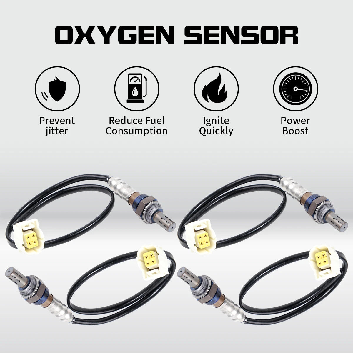 Set of 4 O2 Oxygen Sensors for Chrysler Pacifica Dodge Dakota (2004–2008) 234-4029