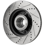 Disc Brake & Pad Kit for F-250 Super Duty (2013–2017) Cross-drilled RWD