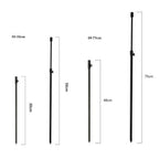 Adjustable Telescopic Fishing Rod Pod Rest 30-50cm, 48-75cm for Bank Fishing