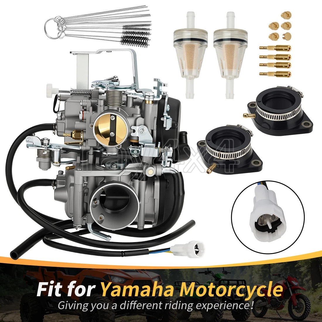 Carburetor & Intake Boots for Yamaha V Star 1100 (2000–2009)