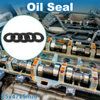 Set of 5 Oil Seal Rotary Shaft Seal Nitrile Rubber 25x47x5mm