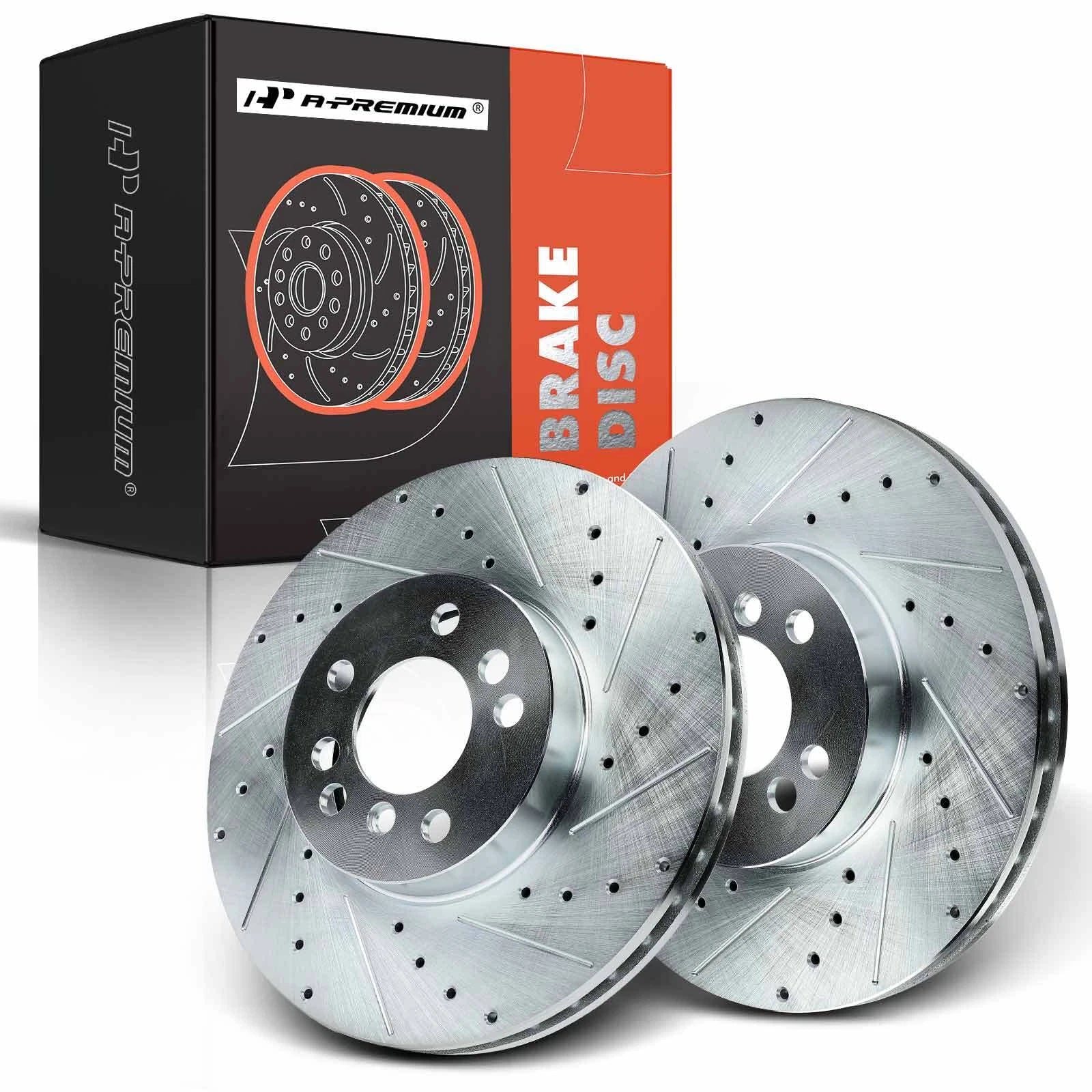 Front Drilled Brake Rotors for BMW X5 (2000–2006)
