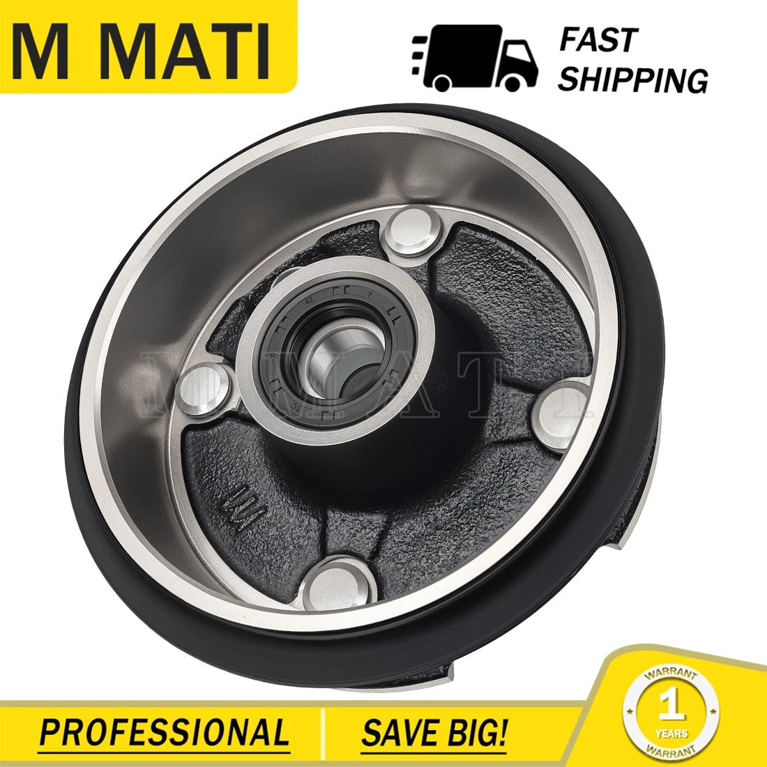 Front Brake Drum Hub for Honda FourTrax TRX200 2x4 (1990–1991) 44600-HM8-000