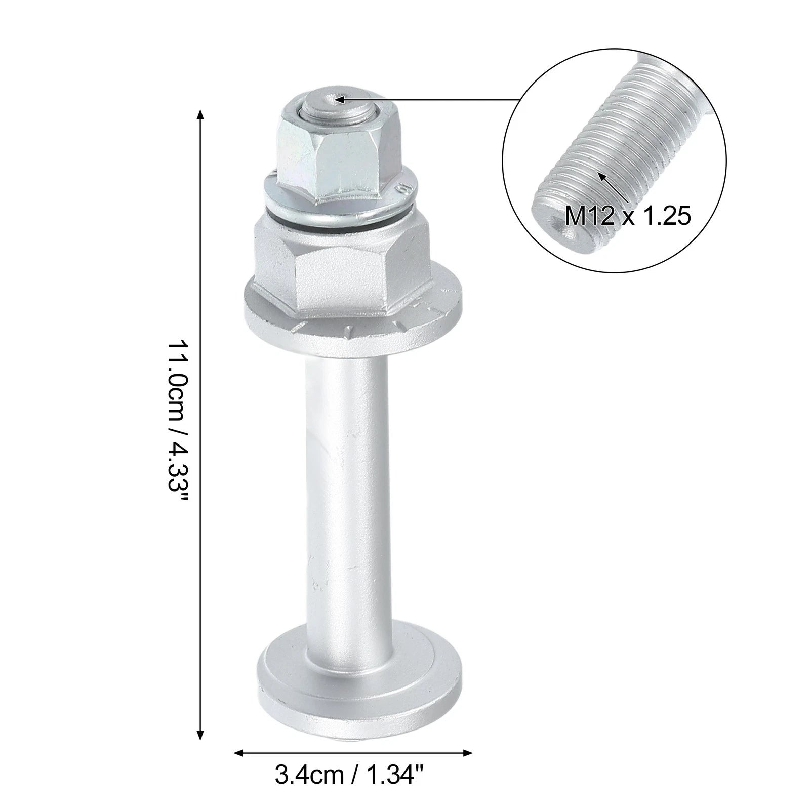 Set of 4 Camber Adjusting Eccentric Bolts for Honda Civic (2006–2015)