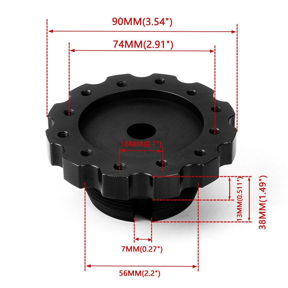 Suede Leather Steering Wheel for PXN V10