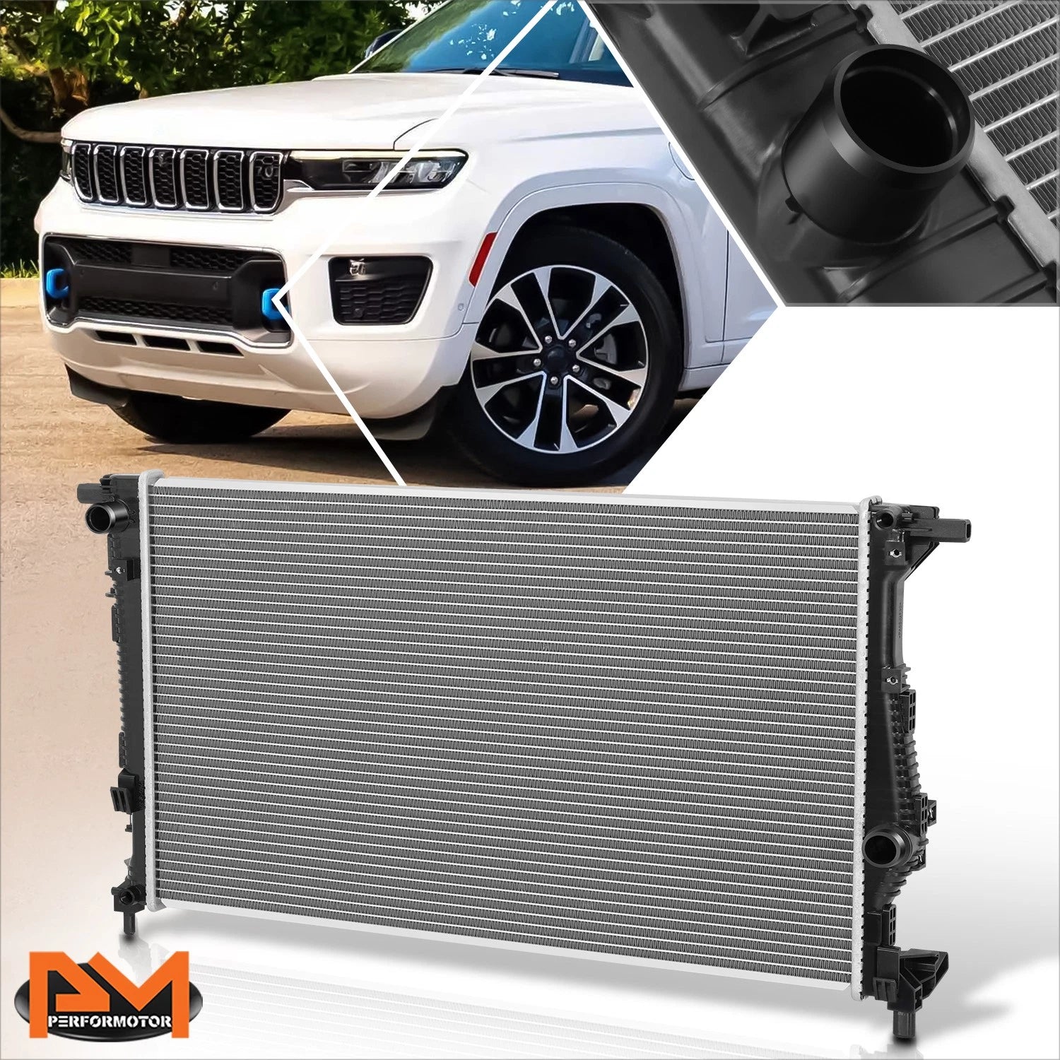 Aluminum Core Cooling Radiator for Jeep Cherokee 2019–2023 DPI-13847