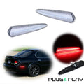 Clear Red LED Rear Side Marker Lights Kit for Nissan Maxima (2000–2003)
