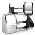 Set of 2 Power Heated Chrome Side Towing Mirrors for Chevy Silverado/GMC Sierra (2003–2006)