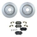 Hella Rear Rotors Low-Met Disc Brake Pad Kit for Audi A6 Quattro (2005)