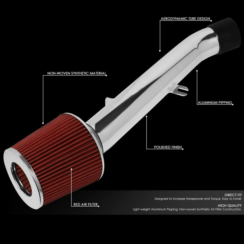 Short Ram Air Intake System for Infiniti G35 (2003–2006) + Red Cone Filter