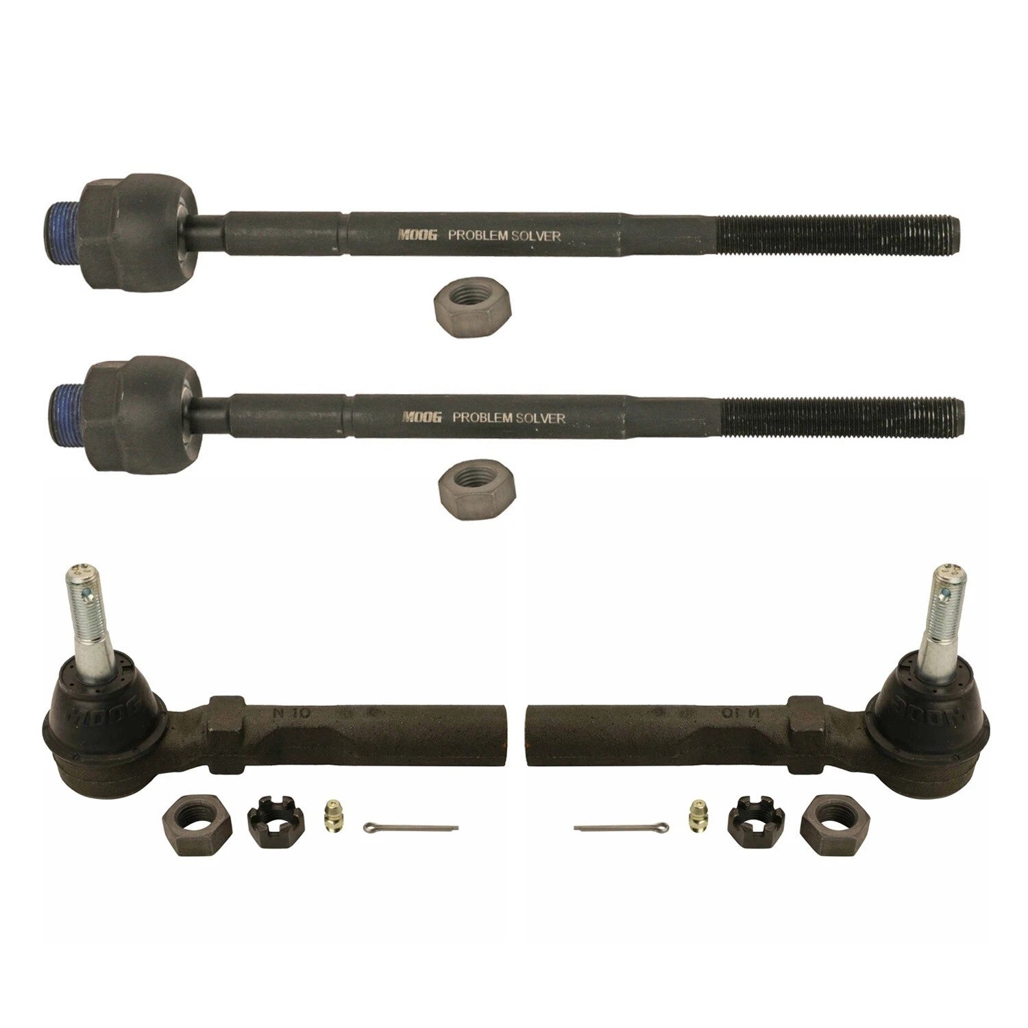 Moog Inner & Outer Steering Tie Rod End Kit for Silverado 1500, Sierra 1500 (2007–2014)