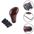 Gear Shift Knob Height 9.7 cm M10 Plastic&Metal Walnut Wood Grain for Car