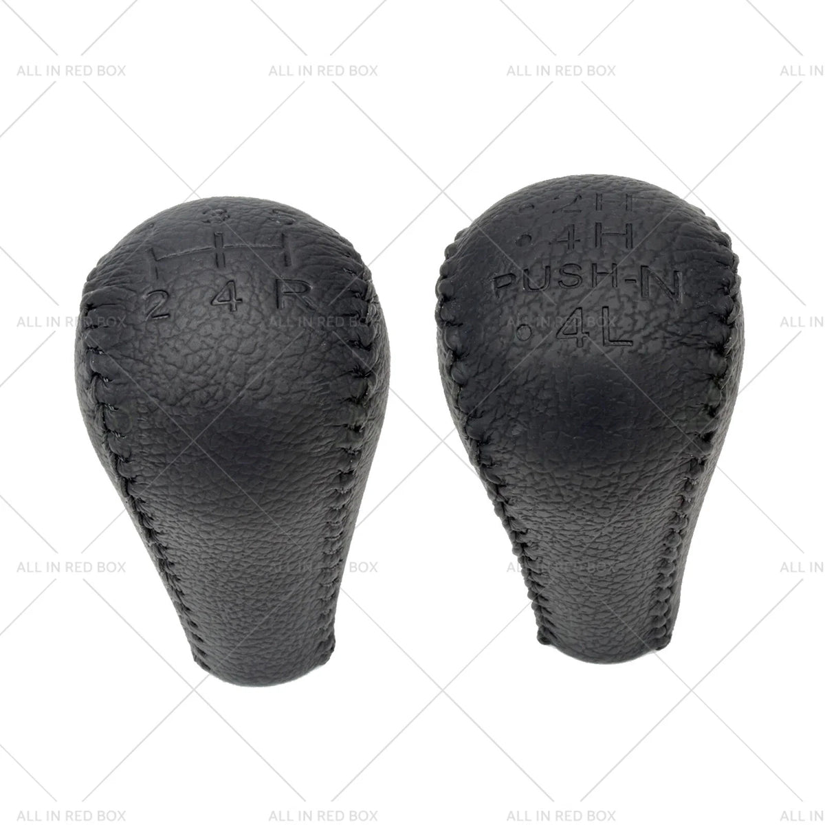 2X Leather Transfer Case & Gear Shift Knobs for Nissan Patrol GQ GU (1997–2016)
