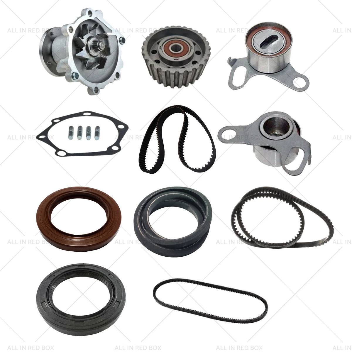 Water Pump & Timing Fan Belt Kit for Toyota Hilux LN106 LN111 LN130 (1984–1997)