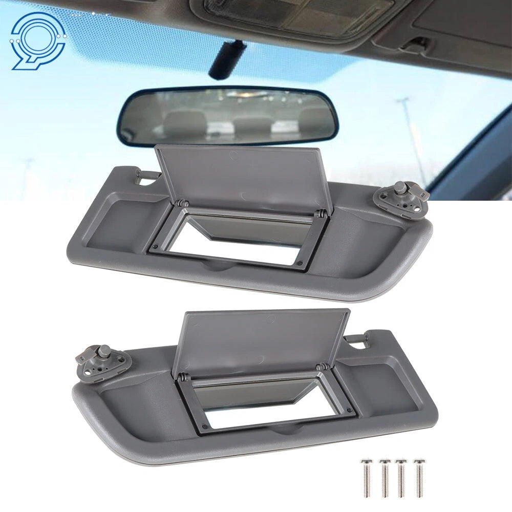 Set of 2 Sun Visors for Honda Civic (2006–2011) Dark Atlas Grey