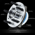 Front Left Right Wheel Bearing Hub for Cutlass Grand Am (1997–2005)
