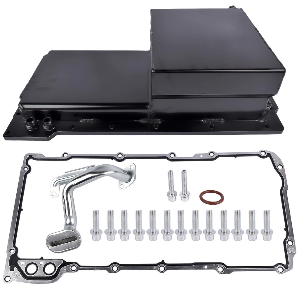 Front Engine Oil Pan with Gasket for Chevrolet LS1 LS2 LS3 LS6 (1997–2023)