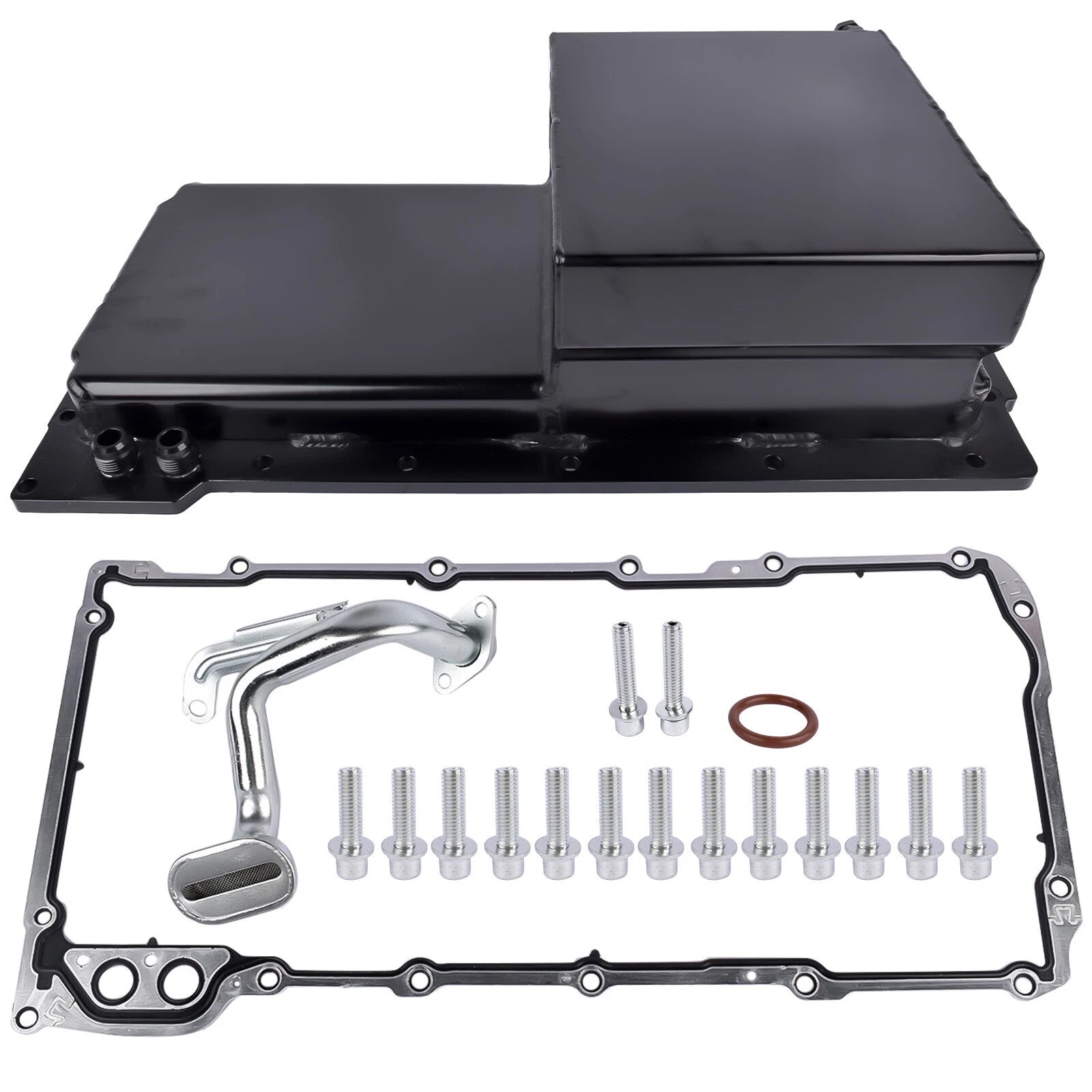 Front Engine Oil Pan with Gasket for Chevrolet LS1 LS2 LS3 LS6 (1997–2023)