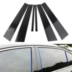 6 x Door Cover Trim Kit Black for Acura TL (2004-2008)