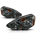 Headlight Lamps for Acura RSX DC5 (2002–2004) Smoked Housing Clear Lens