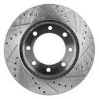 Brake Disc Set for Ford F-250 Super Duty (2005–2012) Front Rear Cross-drilled 4WD