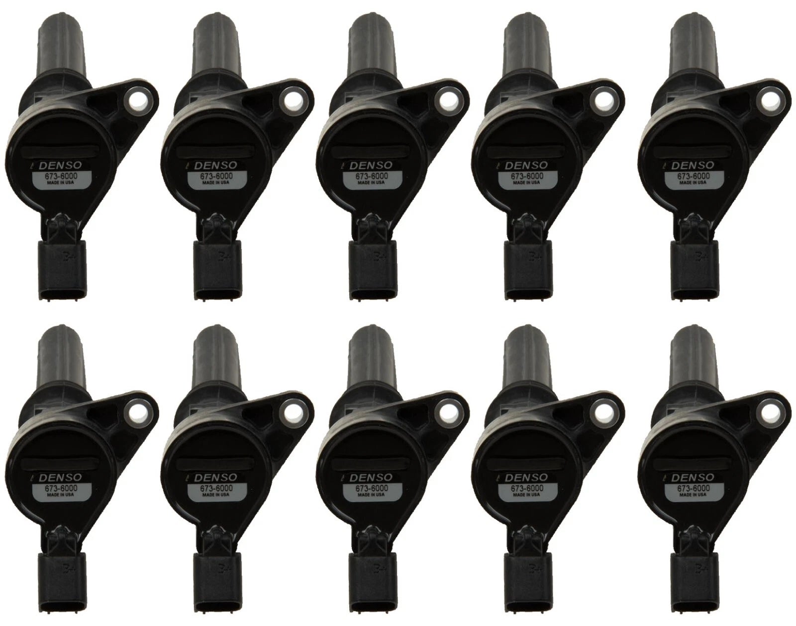 Set of 10 Ignition Coils for Ford E-350 E-450 Super Duty F53 V10 (2000–2010)